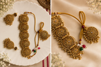 Meher Emerald Bloom Necklace Set