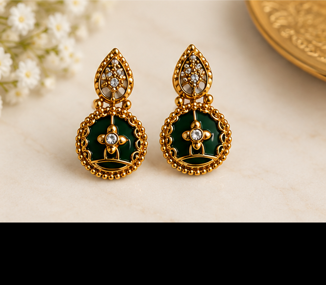 Long Emerald Heritage Necklace