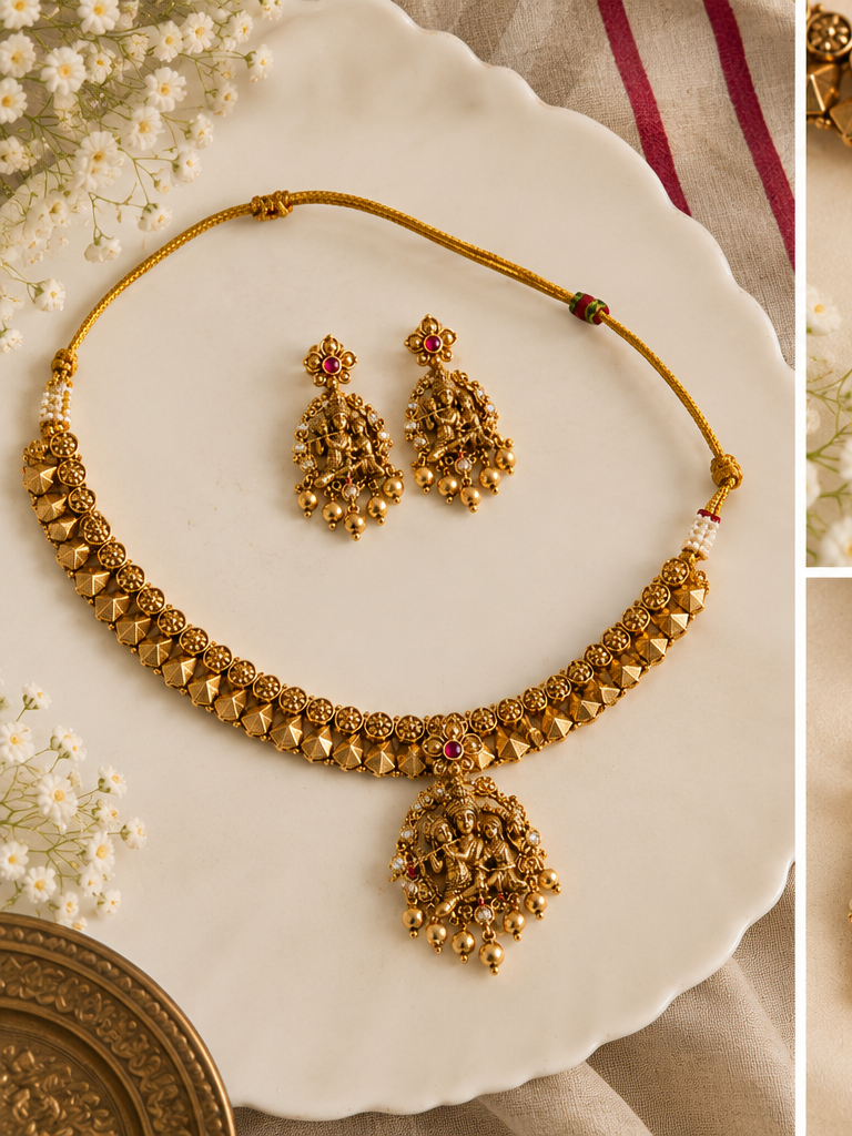 Radha Madhav Divine Necklace Set